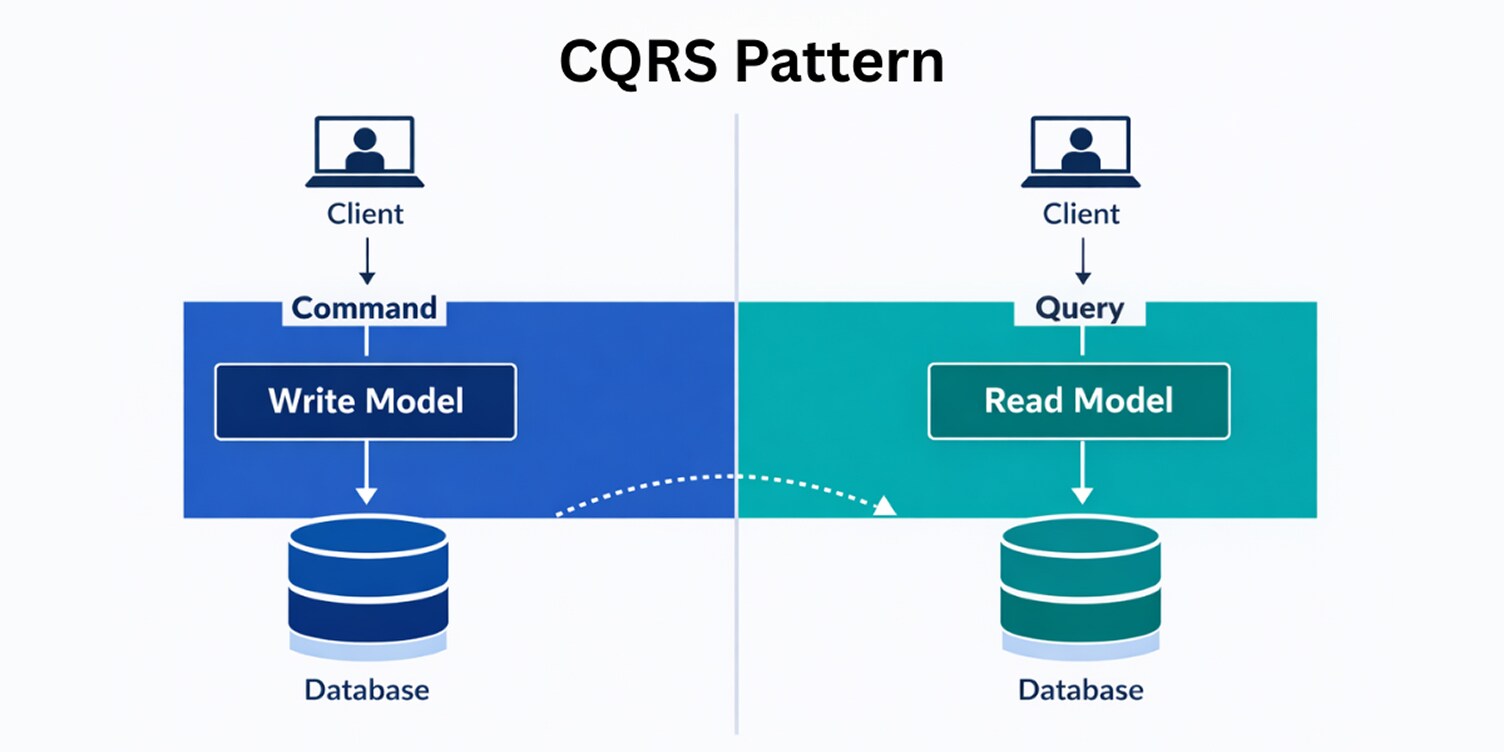 a snapshot of  CQRS Pattern